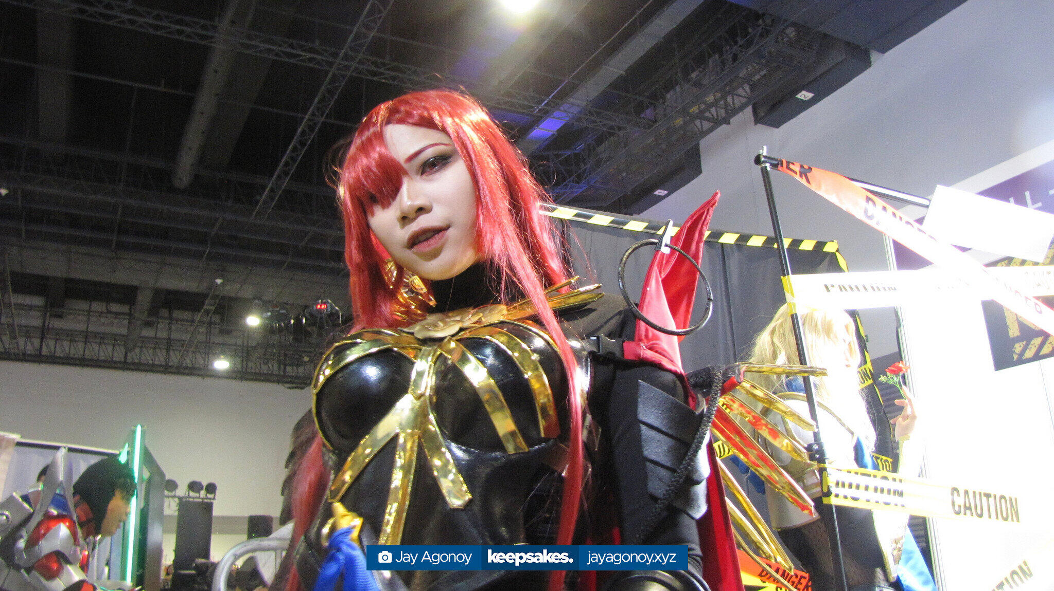 https://jayagonoy.com/wp-content/uploads/2019-09-29_00062.jpg Ai Natsumi, cosplaying as Oda Nobunaga (Avenger, 3rd Stage) from Fate/Grand Order, at the Kontrabida Ball booth.