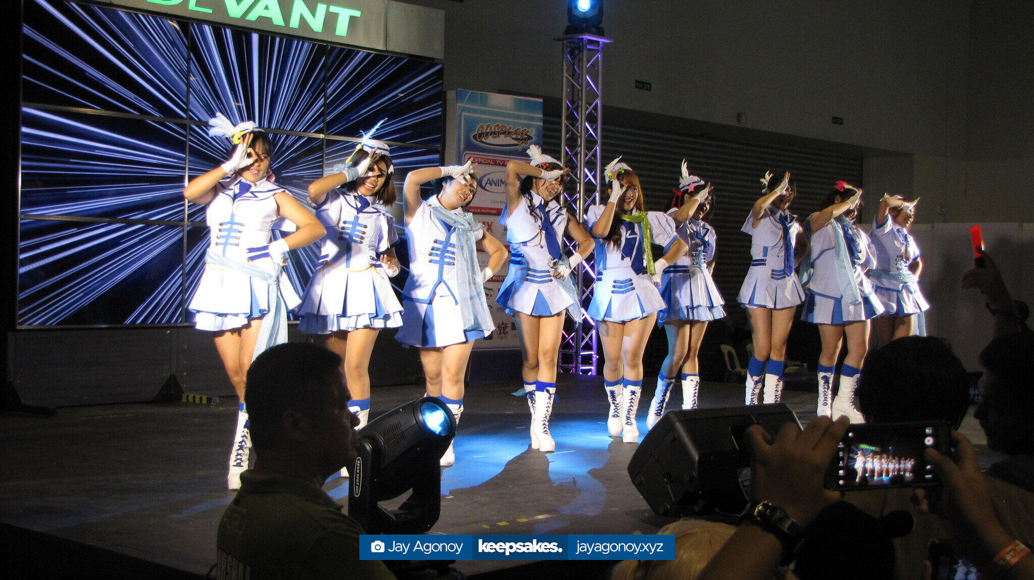 Anime Idol Cover Group Dream Catchers at the EX Stage.