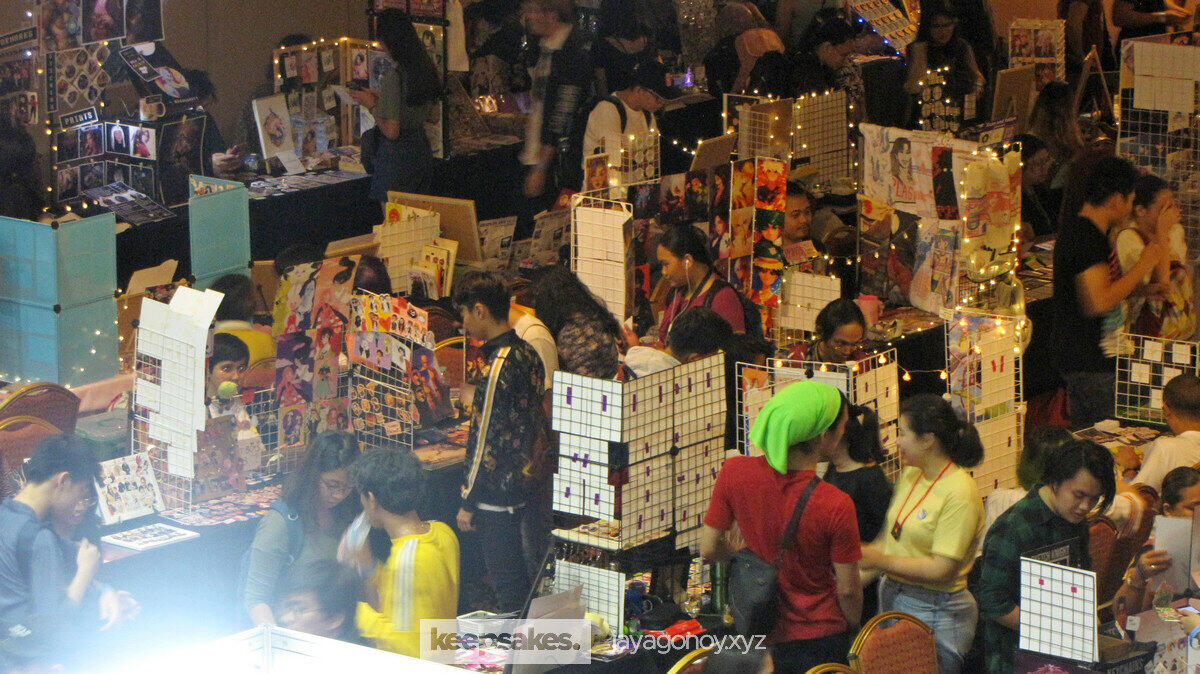 The fan art area (Artist Alley) at ARCHcon Cebu 2019