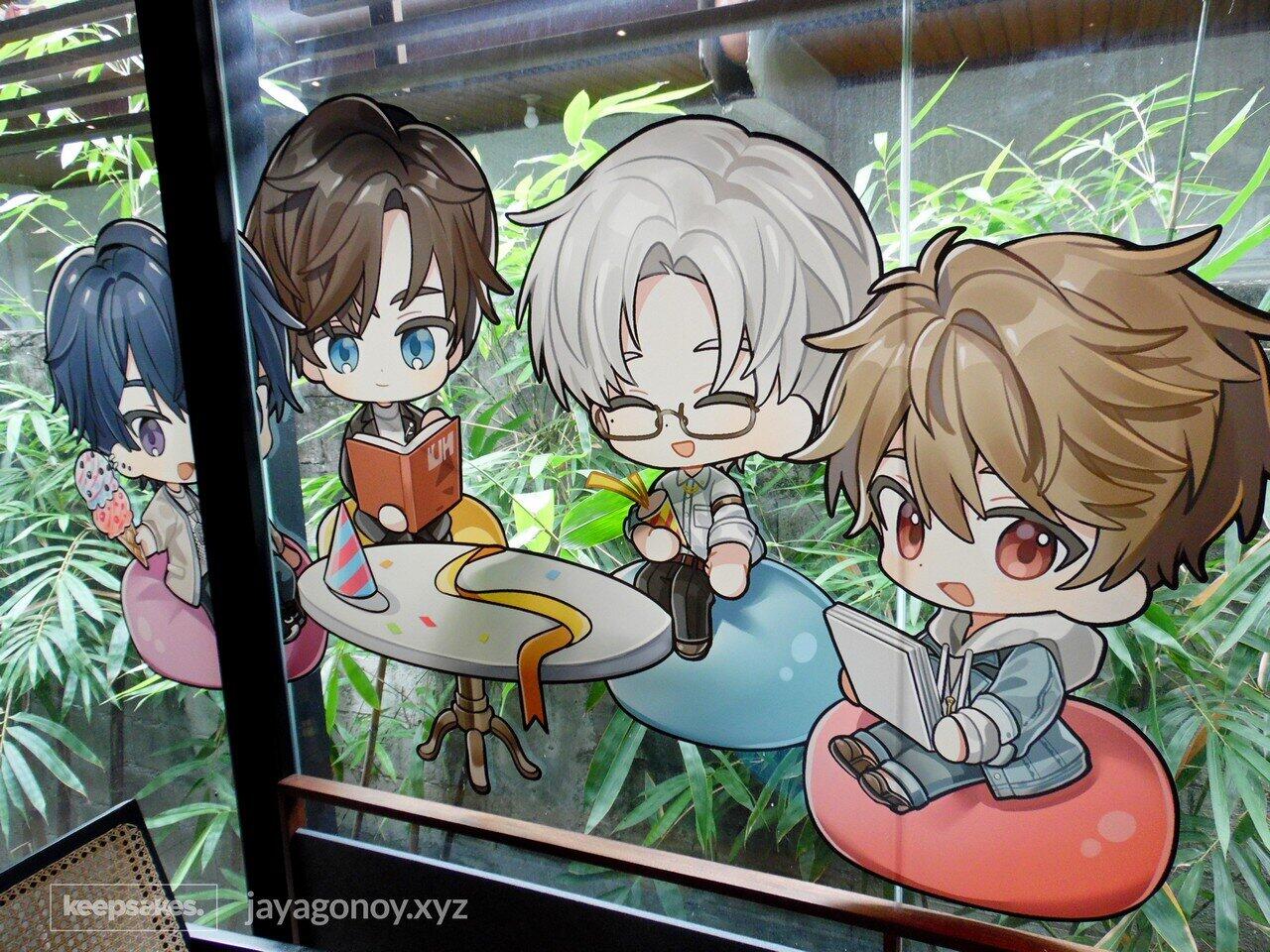 HoYoFest 2021: Tears of Themis Cafe in the Philippines - Decals